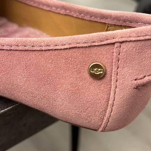 NWT UGG Shearling-Trim Faux Fur Suede Loafers 6 - Picture 12 of 13